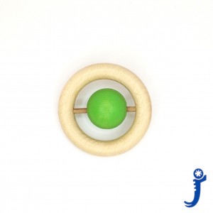 Jucarie Zornaitoare Rotunda cu Bila Verde